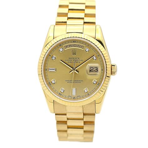 rolex 118238 replica diamonds|Rolex 118238 for sale.